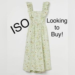 ISO H&M wildflower poplin dress